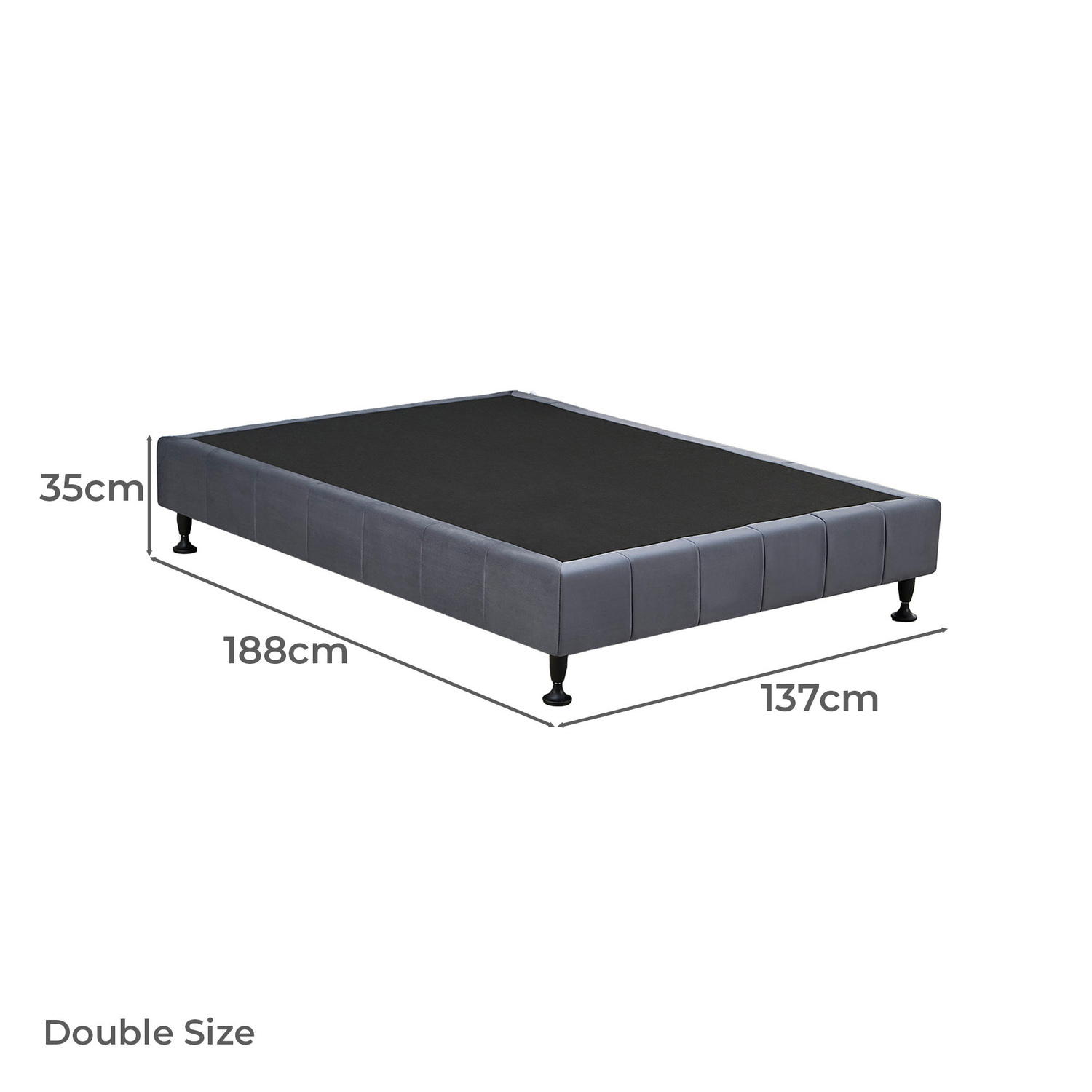 Selwyn Velvet Bed Base