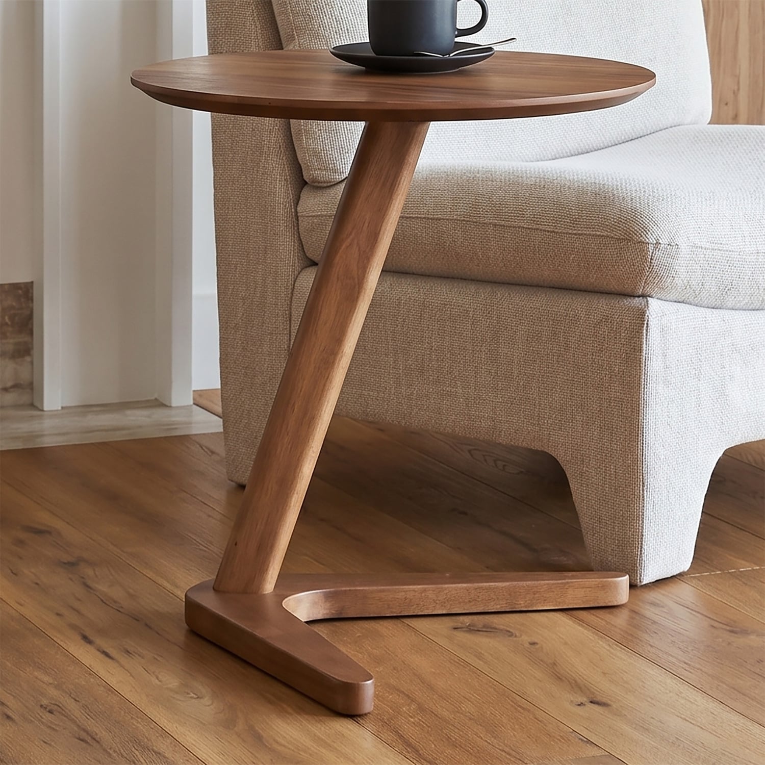 Bis Rubberwood Side Table