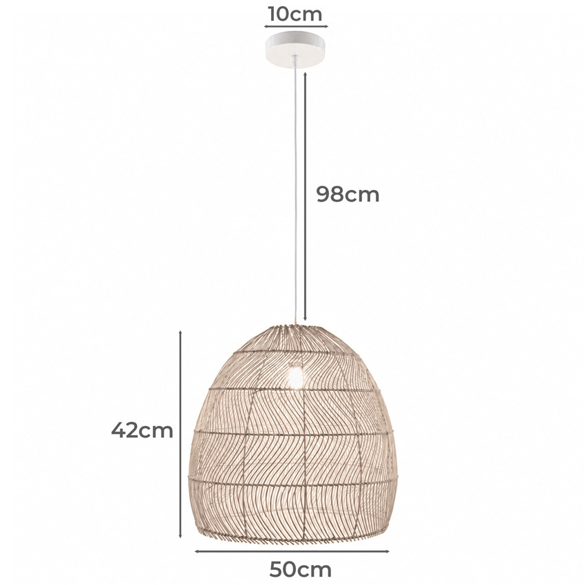 Elira Rattan Pendant Light