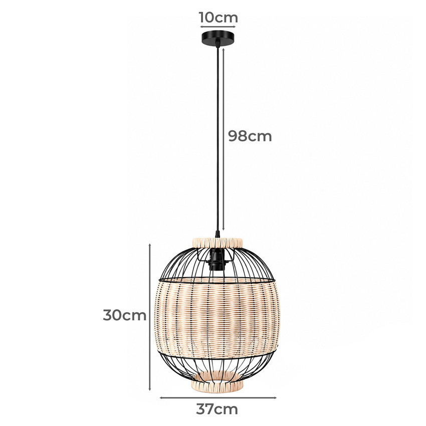 Nova Rattan Pendant Light