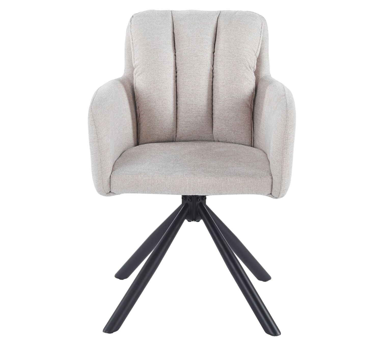 Karina Upholstered Swivel Dining Chairs