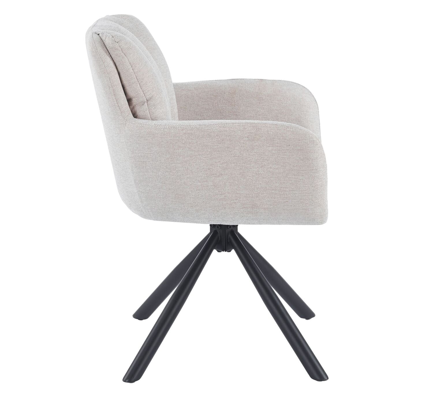 Karina Upholstered Swivel Dining Chairs