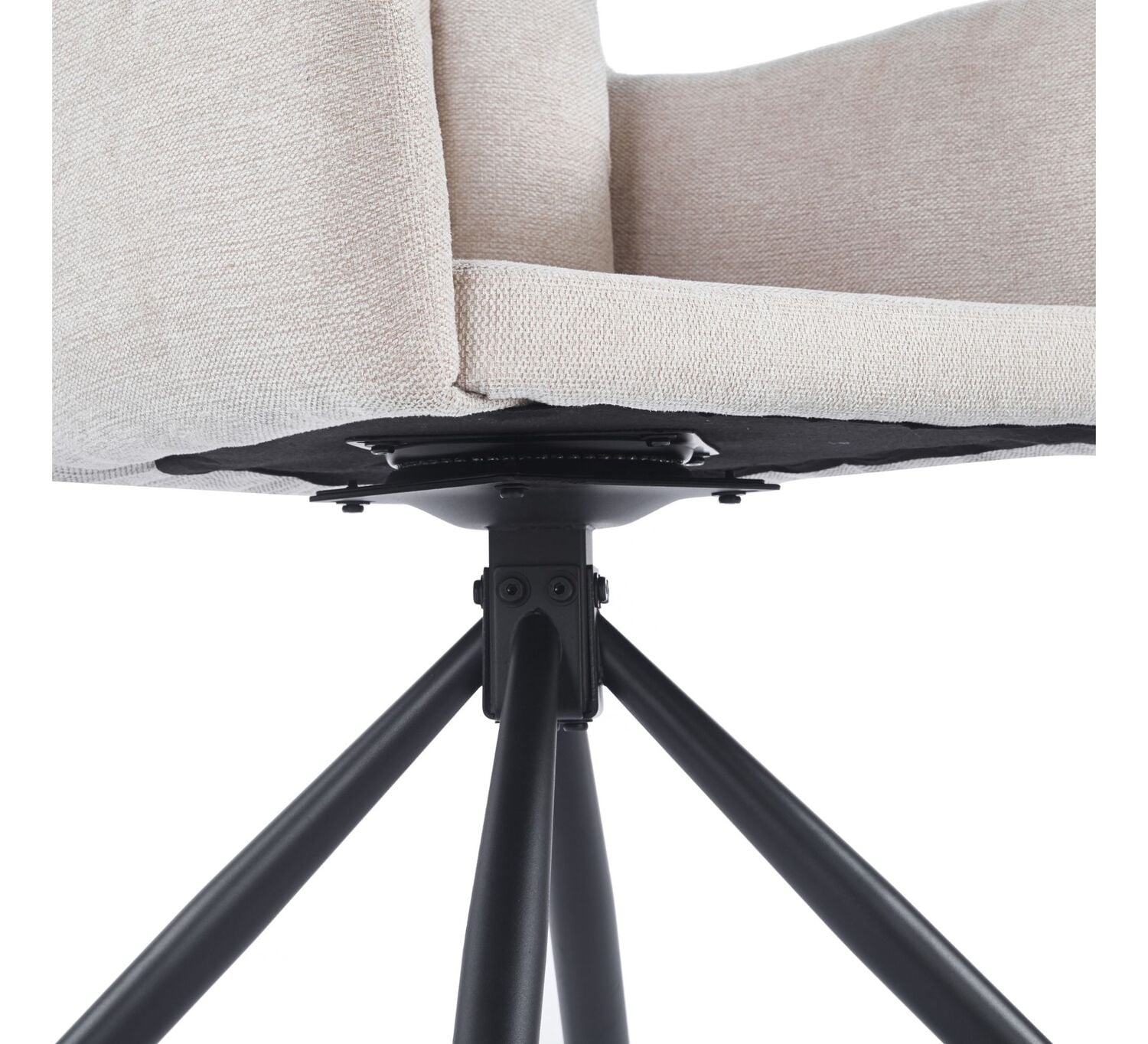 Karina Upholstered Swivel Dining Chairs