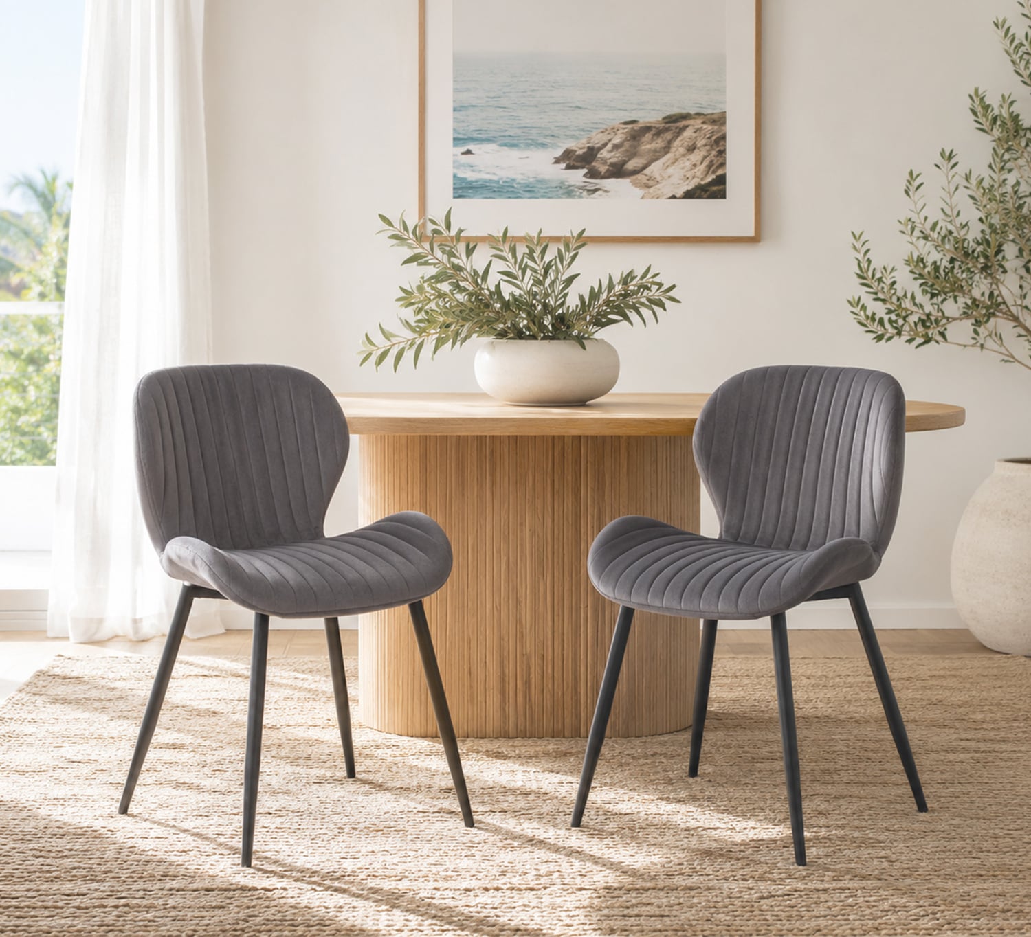 Kendra Velvet Dining Chairs