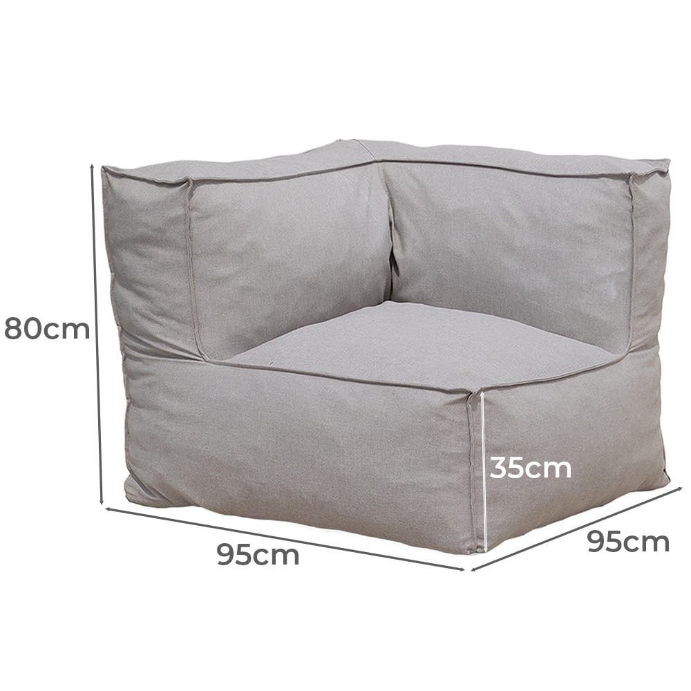 Nevelson Outdoor Corner Lounge Chair