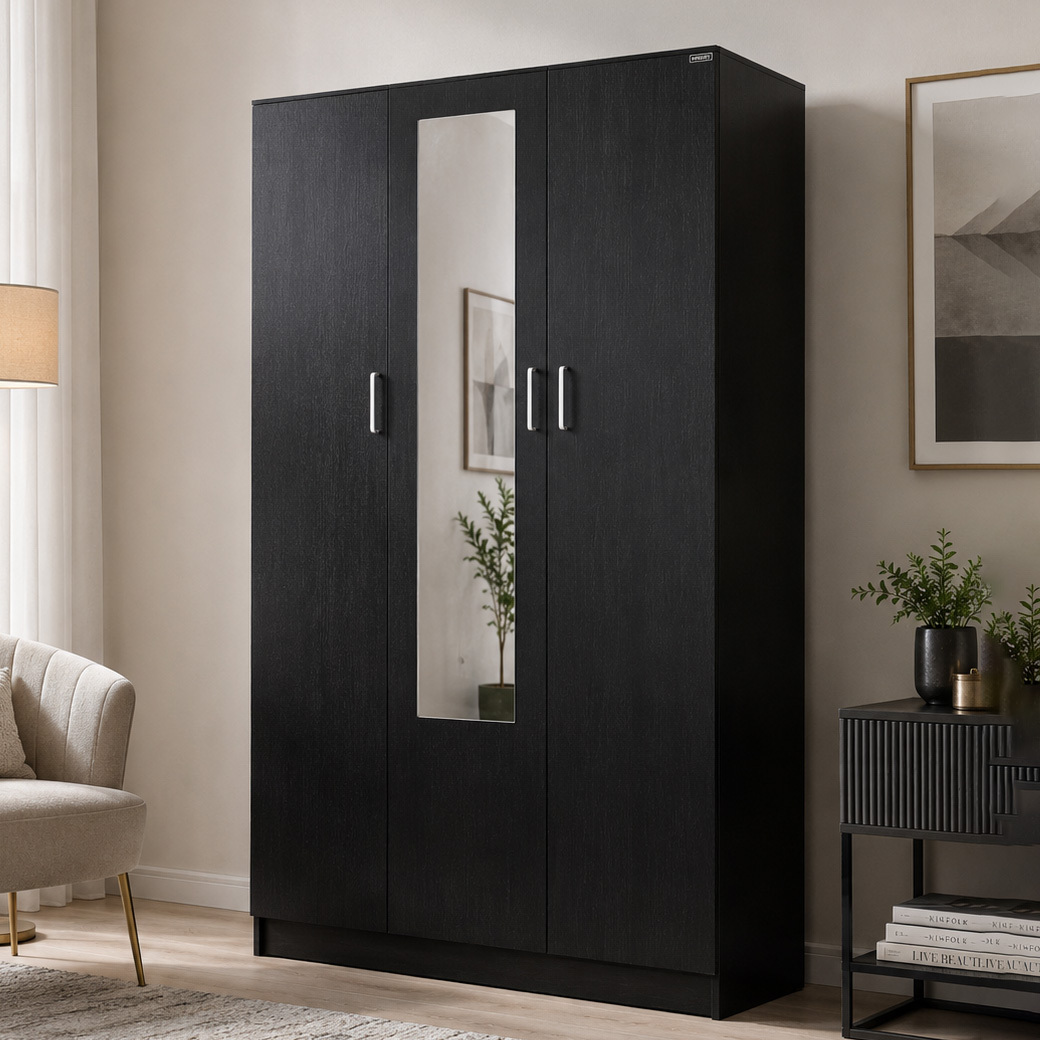 Cheltenham 3 Door Mirrored Wardrobe