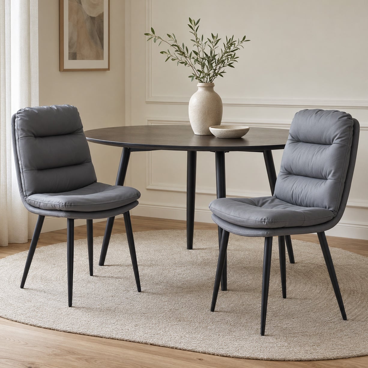 Maiwen Faux Leather Dining Chairs