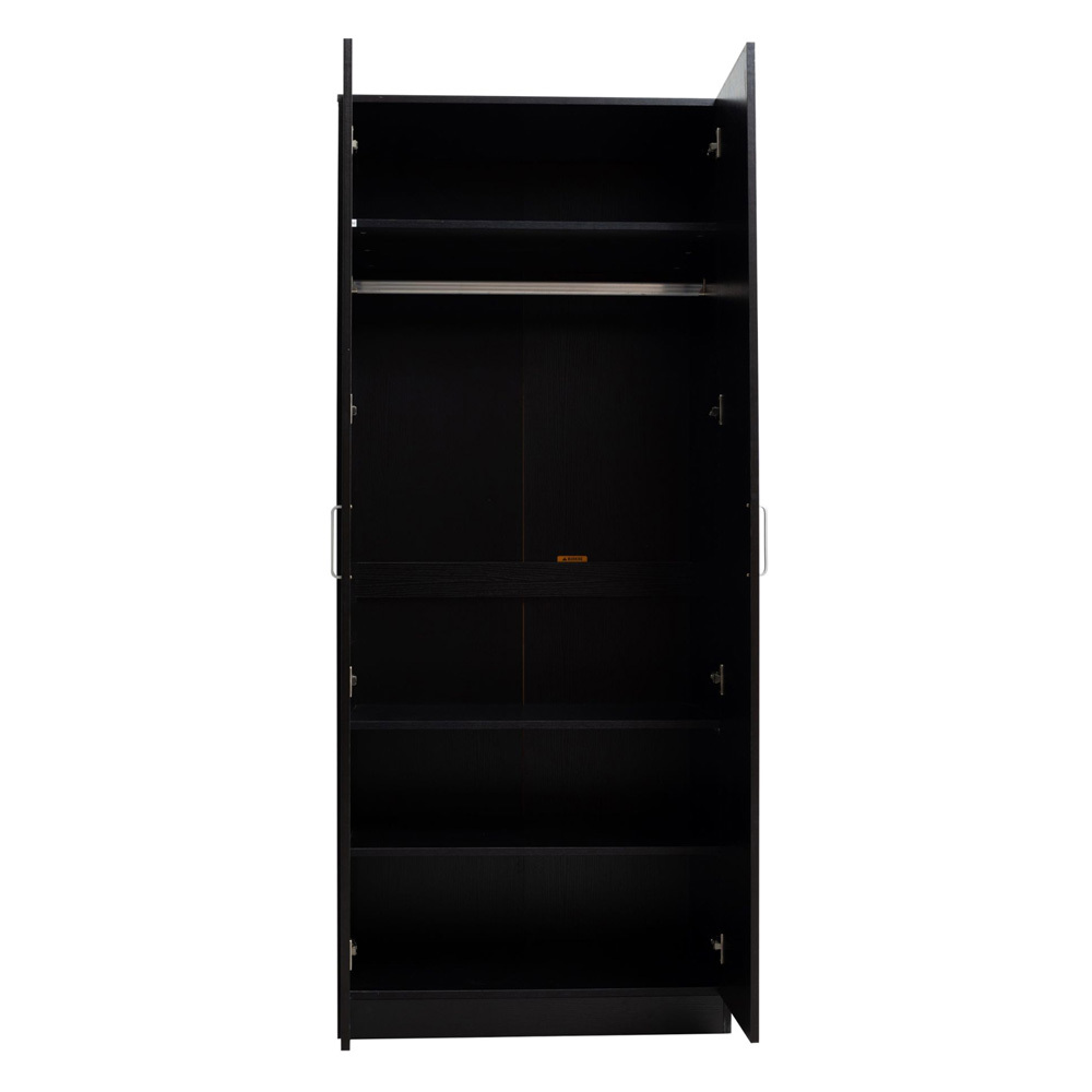 Black Eros 2 Door Wardrobe