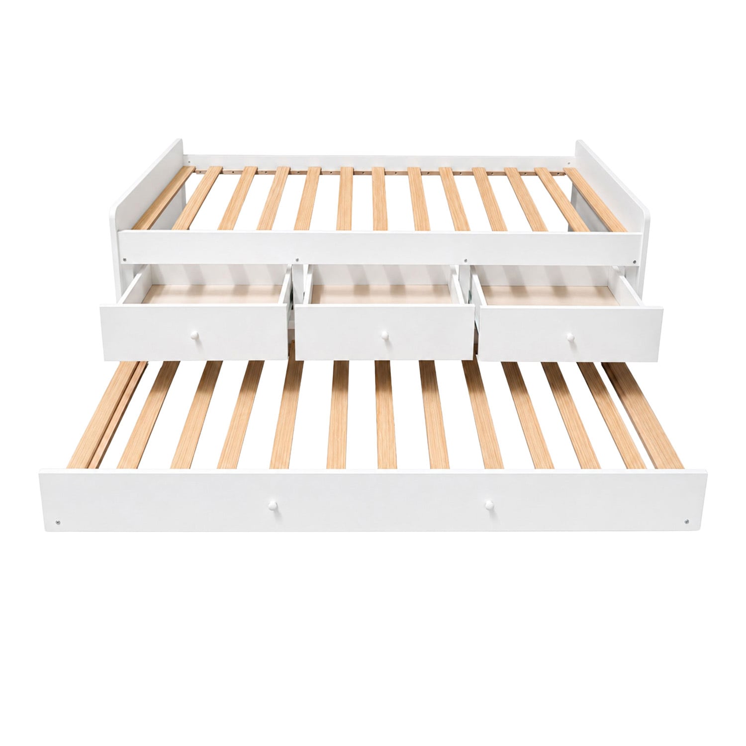 Evren Single Bed with Trundle