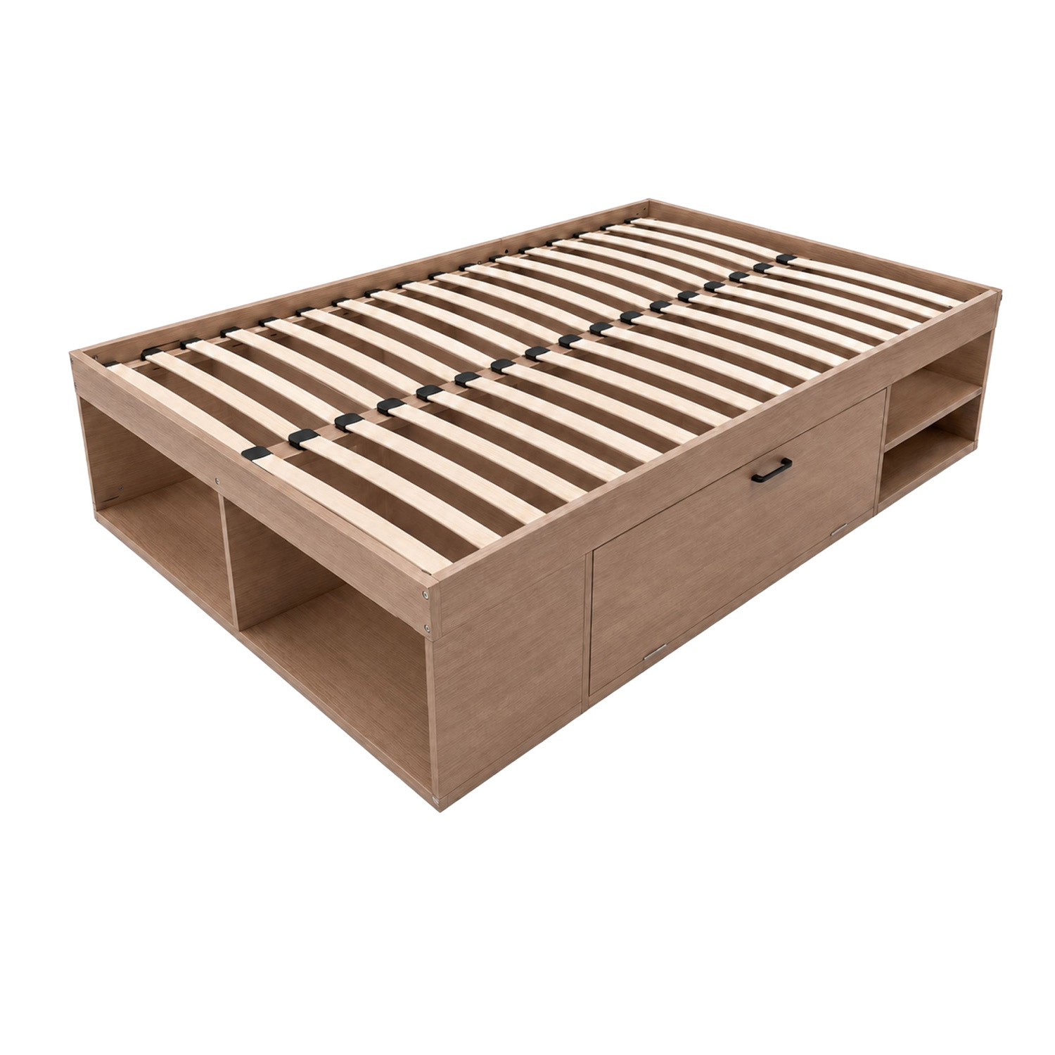 Arlisse Double Bed Base with Storage