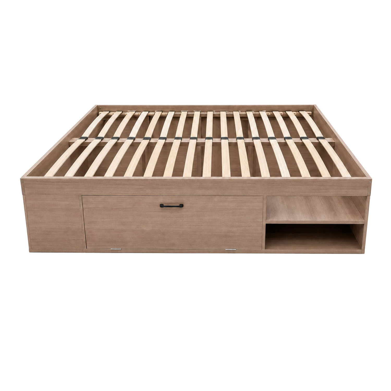Arlisse Double Bed Base with Storage