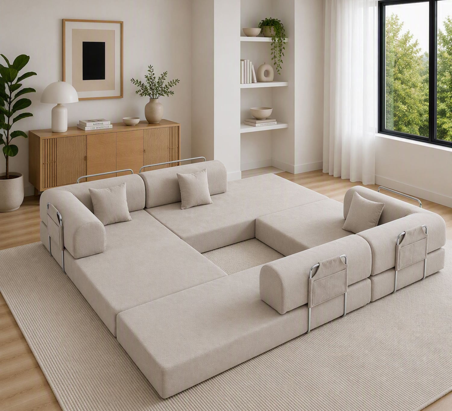 Kiran-4-Seater-King-Compressed-Modular-Sofa-Bed