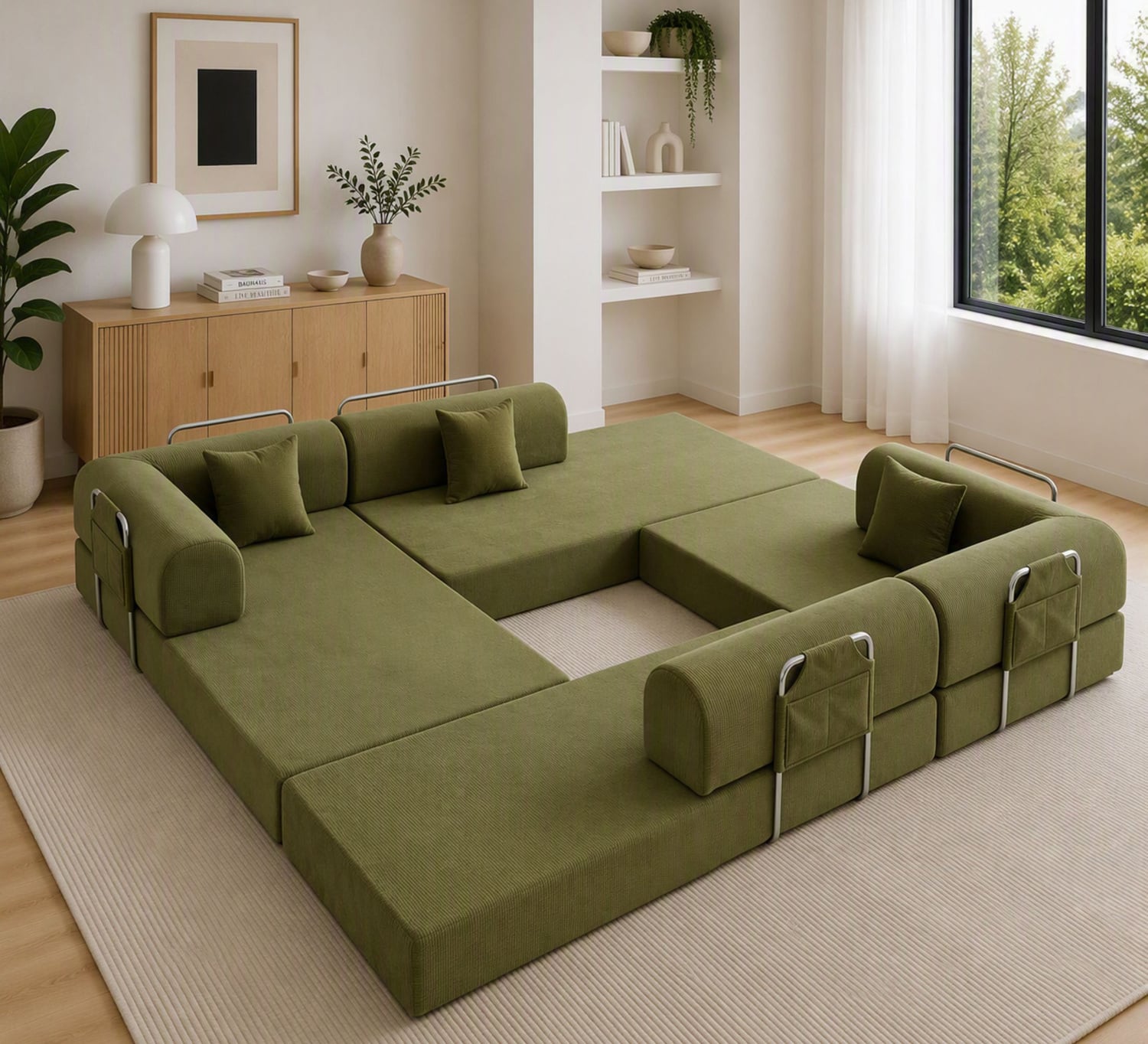 Kiran-4-Seater-King-Compressed-Modular-Sofa-Bed