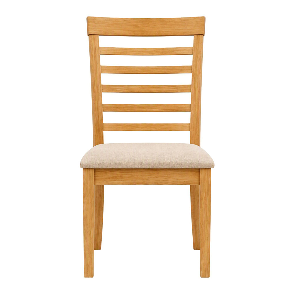 6 Seater Zarrah Rubberwood Dining Table & Chair Set