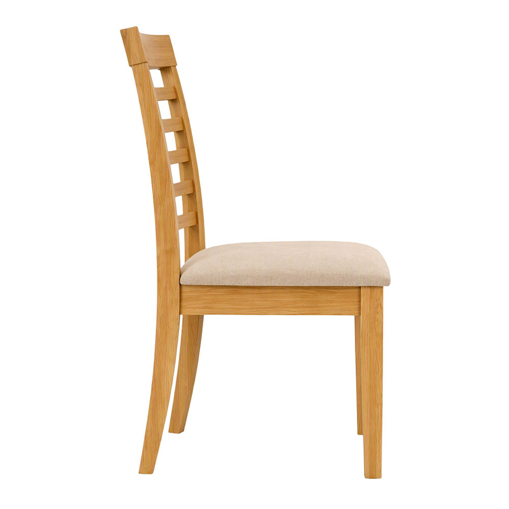 6 Seater Zarrah Rubberwood Dining Table & Chair Set