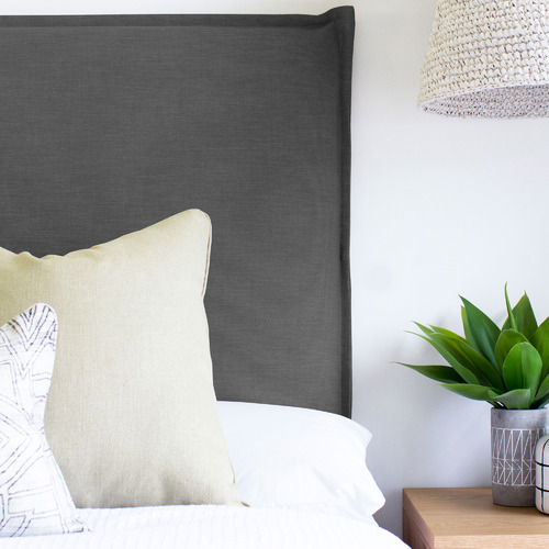 Ebony Grace Upholstered Headboard with Slipcover