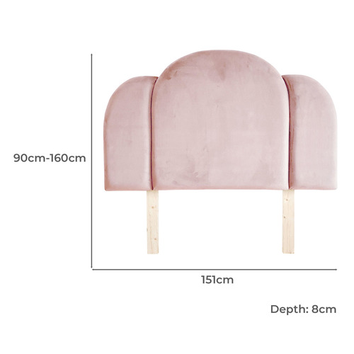 Deco Velvet Bedhead