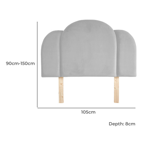 Deco Velvet Bedhead