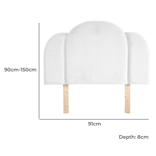 Deco Velvet Bedhead