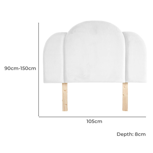 Deco Velvet Bedhead