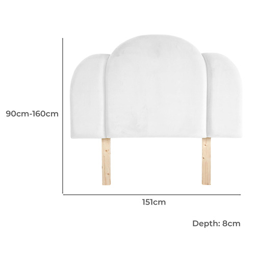 Deco Velvet Bedhead