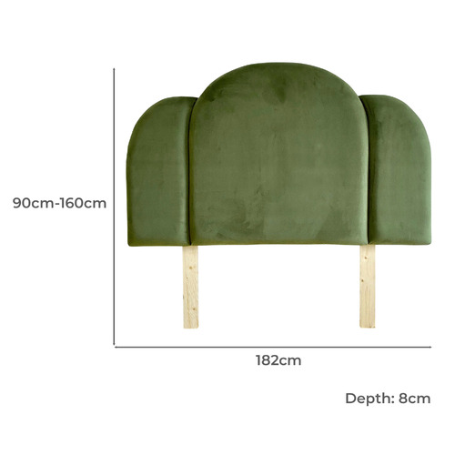 Deco Velvet Bedhead