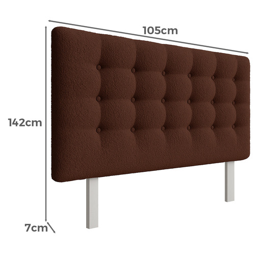 Caccini Boucle King Single Bedhead