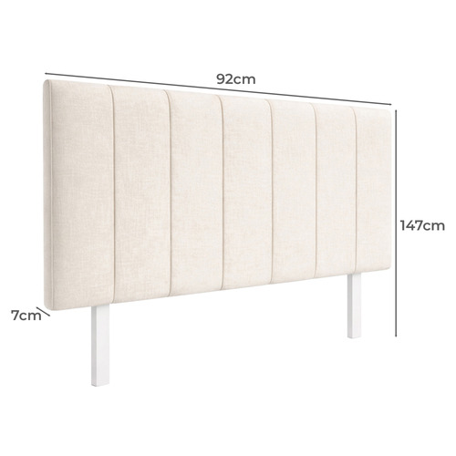 Bree Jacquard Single Bedhead