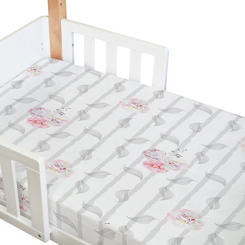 Amani Bebe Floral Cotton Fitted Sheet