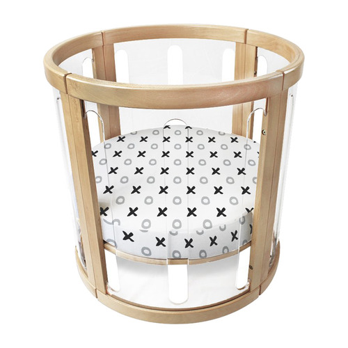 2 Piece Amani Bebe Tic Tac Toe Cotton Fitted Sheets Set