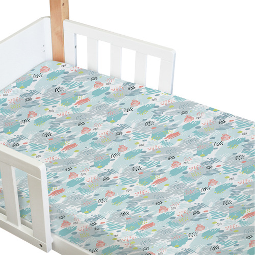 Amani Bebe Paint Jersey Cotton Fitted Sheet