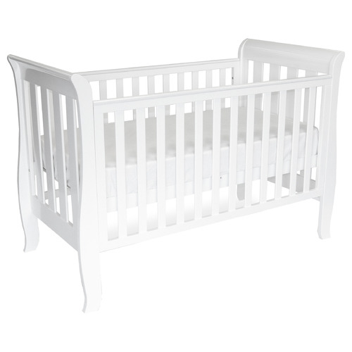 Classic Sleigh Pine Wood Cot