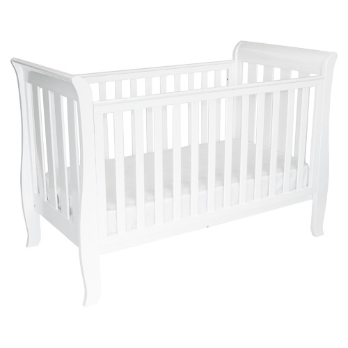 Classic Sleigh Pine Wood Cot