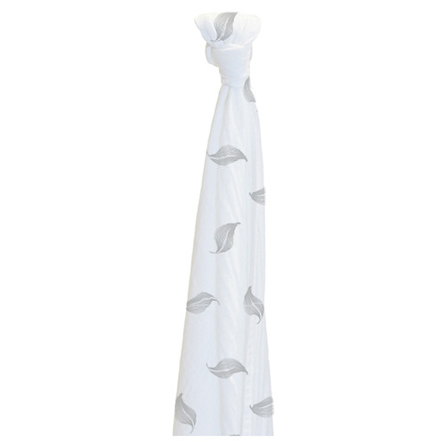 Amani Bebe Grey Leaf Organic Jersey Cotton Wrap