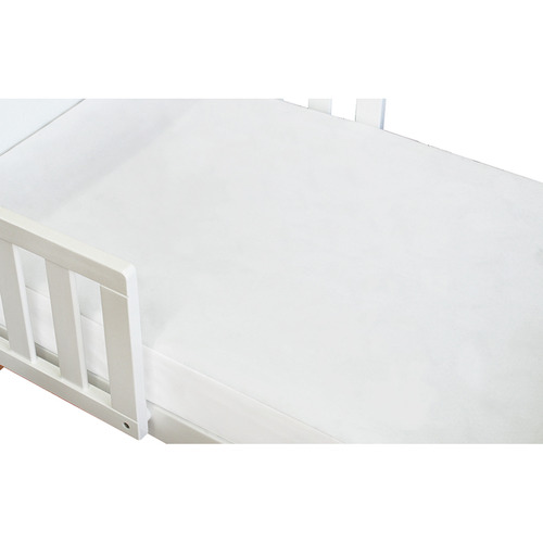 Amani Bebe White Jersey Cotton Fitted Sheet