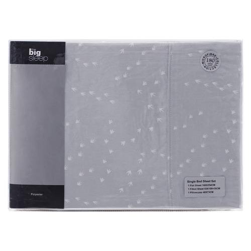 Paws Printed Microfibre Sheet Set