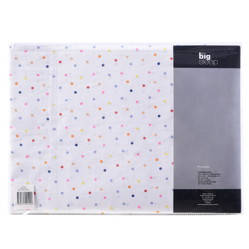 Polka Printed Microfibre Sheet Set