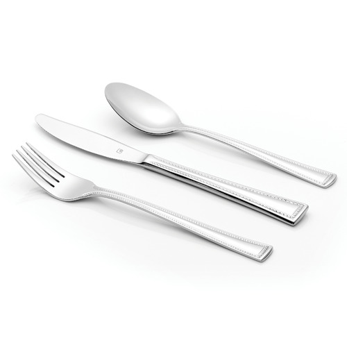 24 Piece Tablekraft Sorrento Stainless Steel Cutlery Set