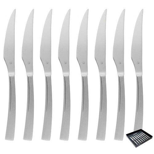 Tablekraft Tablekraft Amalfi Stainless Steel Steak Knives Temple