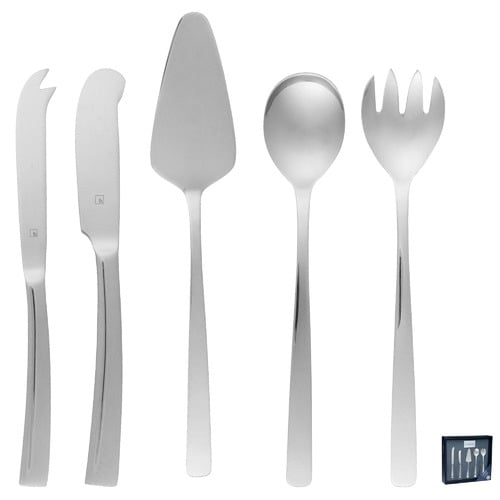 5 Piece Tablekraft Amalfi Stainless Steel Hostess Set