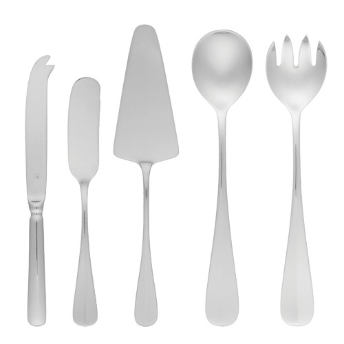5 Piece Tablekraft Bogart Stainless Steel Hostess Set