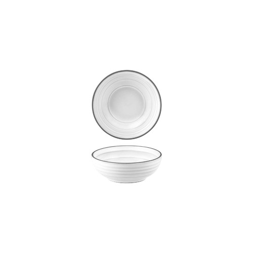 White Urban Linea 12cm Round Bowl