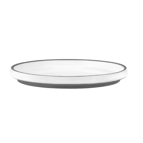 White Urban Muse 17cm Rimmed Plate
