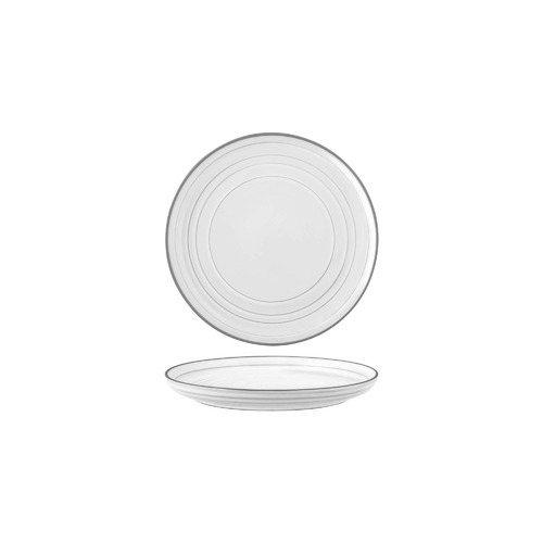 White Urban Linea 17cm Round Coupe Plate