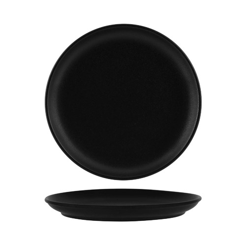 TK Black 27cm Round Coupe Plate
