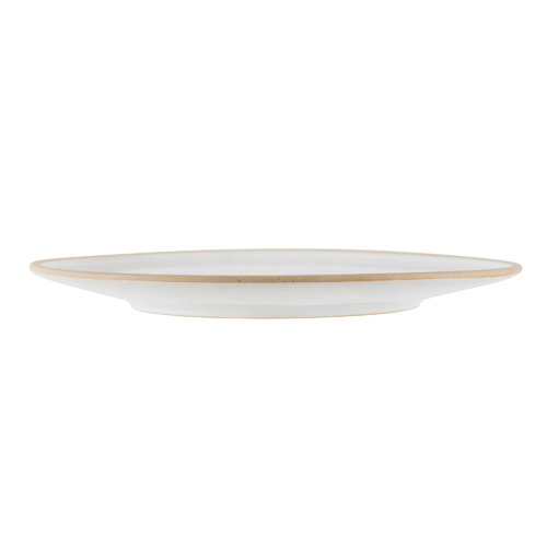 White Pebble Soho 20cm Round Plate