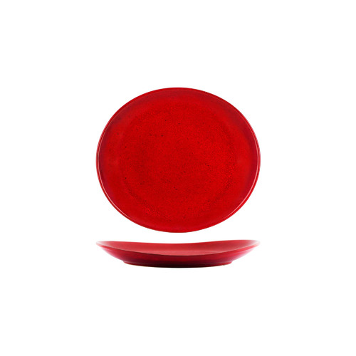 Reactive Red Artistica 21cm Oval Plate