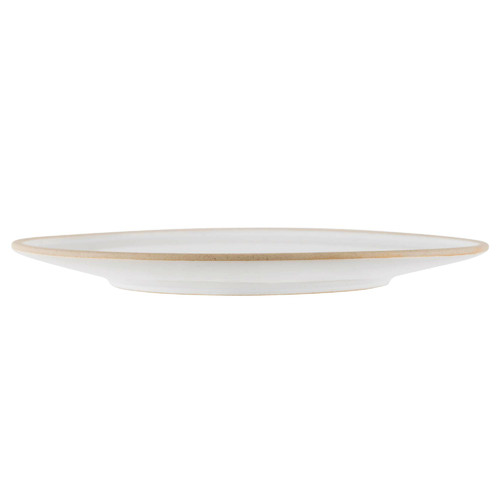 White Pebble Soho 28.5cm Round Plate