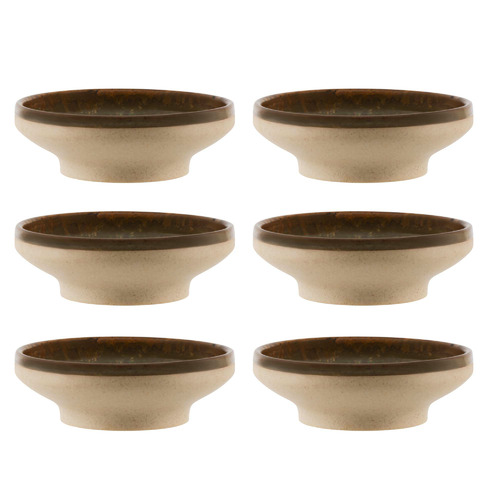 Burnt Sienna Soho 15cm Round Footed Bowl