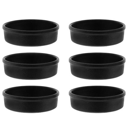 TK Black 14cm Round Tapas Dish